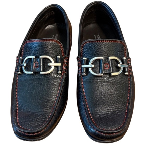 Donald Pliner Dacio Italian Leather Bit Loafer Black Size 7 main image 8